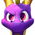 Smarmy Spyro Eyebrows by Tinderfox