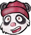 Panda Head by ardvarkboy