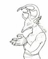 Lineart-Penance by baddoggie