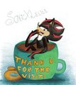 Shadow with chocolate...