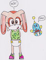 Cream and Cheese Diapered