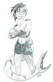 Shark Anthro Sketch