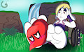 Harriet Relaxing w/ Cappy