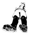 Ily in Lucario's sandal