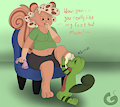 Smelling Some Squirrel Feet by GodaDuhGamer