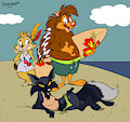 New Kahunas join the frey! by Foxlover91