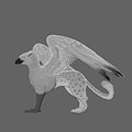 Snowy Gryphon(Guardian) by ScratchGryph