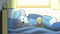 Early Morning Sleeps by island