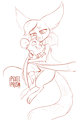 Belfry cuddling Timothy (by Caytlin Vibrandt)