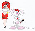 Roger and Jessica cosplay