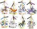 Carousel animals by Chival