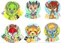 Lil faces by Chival
