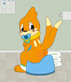 [C] Potty training Buizel by UniaMoon