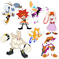 All the characters 1 by Ravrous