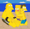 Bart Simpson: Beach'ed