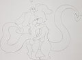 Critters kissing