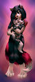 Sova Zipphora comforting a small feral [C]