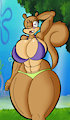 Sandy cheeks by mrxrickyx