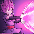 Speed Paint - R63 Goku Black SSJ Rose Kamehameha Wave