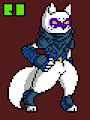 Alopex pixel art by RandomObliquity