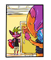 Diapered Comic Test Panel