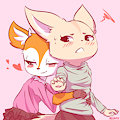 Fenneko and Tsunoda by UsernameRespite