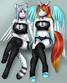 Silvy and the cute alicorn by Tonisia