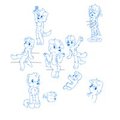 practice of mah mew style :3