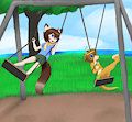on the playground by darkrusty