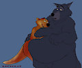 Otter & Sheriff by Roundrat