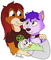Mossflower and Dianna - by RockyFennek
