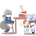 Birthday cakes by DravenLoso