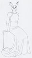 Zoey's evening dress
