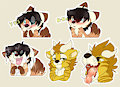 MOAR Keltre Stickers by sashtrash