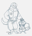 Dog sketches by Sefeiren