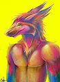 NEON LISA FRANK EYE SEARING SERGAL