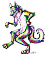 super rad fox -Colorful commission