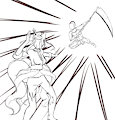 Undead Vs. living dead by TheChoate