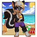 Summer chibi Scotty by caramel_kitteh