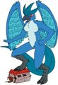 Glacie playing Godzilla by emperorpenguin