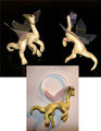 Faerie Dragon Ornaments by SerenaKitty