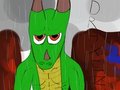 Sad dragon by draxez