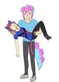 Ambien and Koen after fight by Kaiju