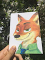 Nick Wilde Aquarella by AOXA