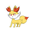 Fennekin by Kikinisious