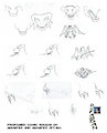 Proposed Comic Roughs on Monster and Monster Attack
