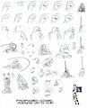 Proposed Comic Roughs On D. Dan