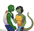 Raph and Luca - The Singer and the Beast by yukarishii