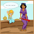 The exchange of costumes