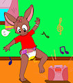 Amy Dancing and wetting -By ConejoBlanco- (Digital)